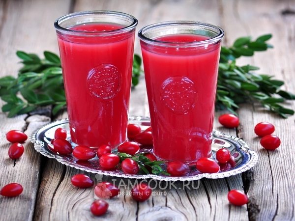 Кисель из кизила, рецепт с фото