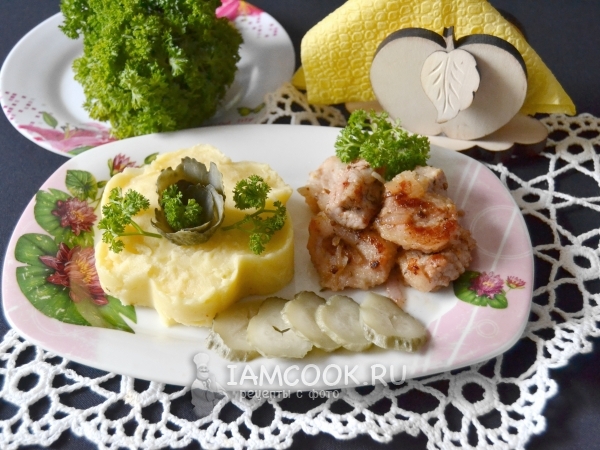 Жареная свинина на сковороде, рецепт с фото