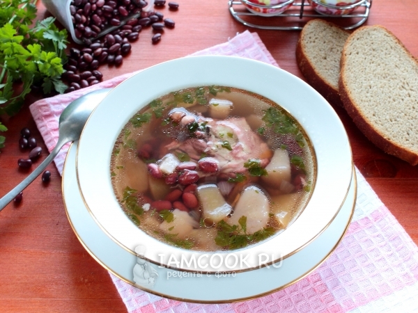 Фасолевый суп в мультиварке, рецепт с фото