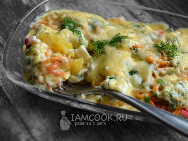 Горячий картофельный салат, рецепт с фото