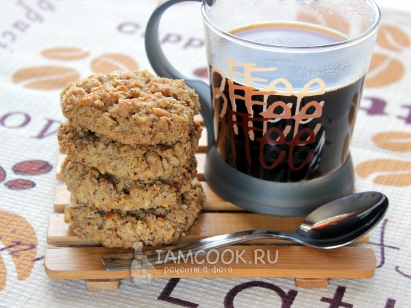 Овсяное кофейное печенье с цедрой, рецепт с фото