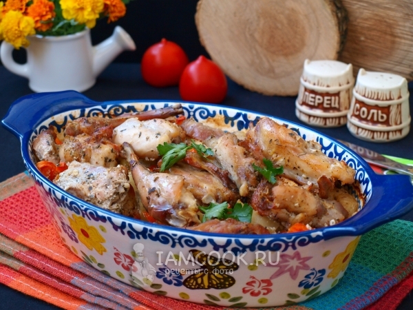 Кролик с картошкой в духовке, рецепт с фото