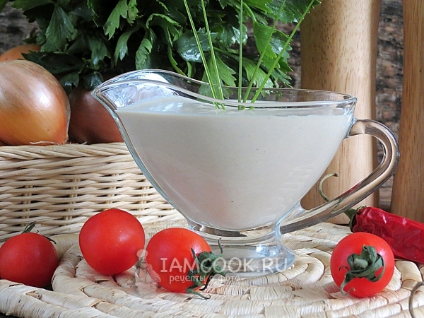 Луковый соус, рецепт с фото