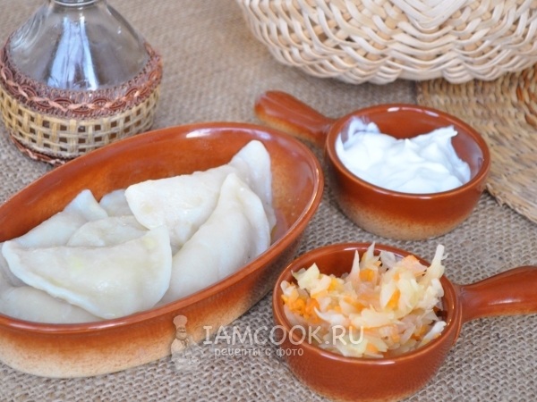 Вареники с куриной грудкой и картофелем, рецепт с фото