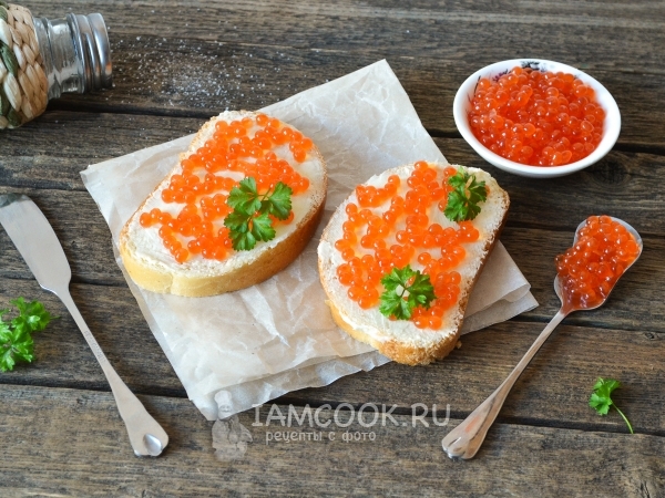 Засолка красной икры, рецепт с фото