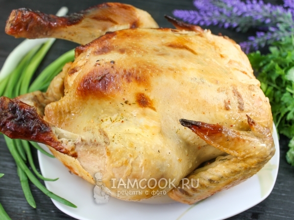 Курица, запеченная в соевом соусе в рукаве, рецепт с фото