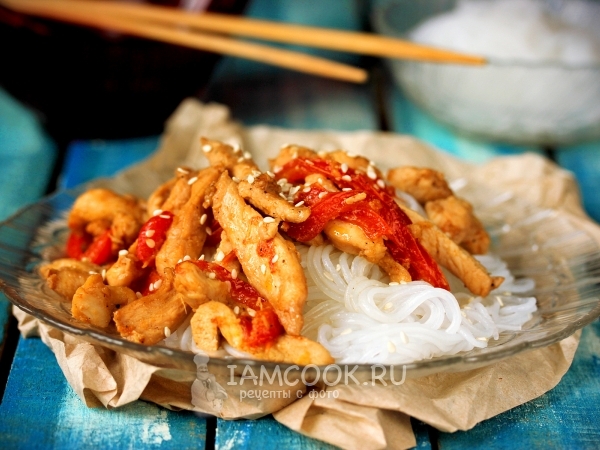 Курица по-тайски, рецепт с фото