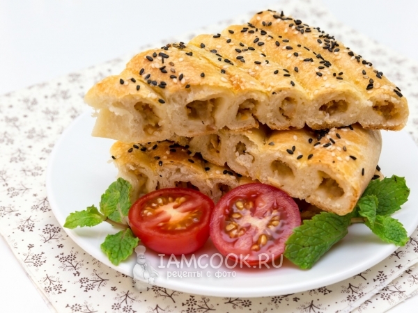 Пирог на творожном тесте «Спираль», рецепт с фото