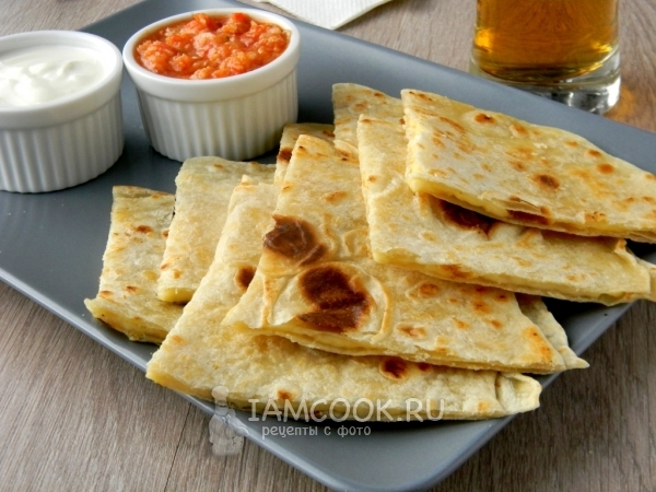 Кесадилья с сыром, рецепт с фото