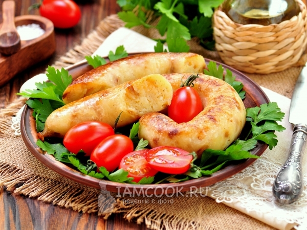 Картофельные колбаски «Ведарай», рецепт с фото