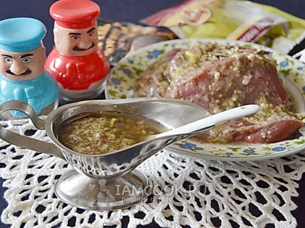 Маринад для стейка из говядины, рецепт с фото