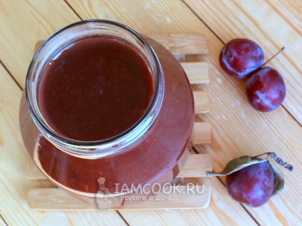 Сливовый шоколадный джем, рецепт с фото