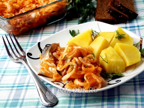 Сельдь по-корейски, рецепт с фото