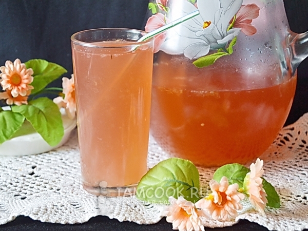 Лимонно-апельсиновый напиток с базиликом, рецепт с фото