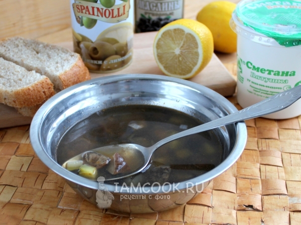 Солянка грибная по ГОСТ, рецепт с фото