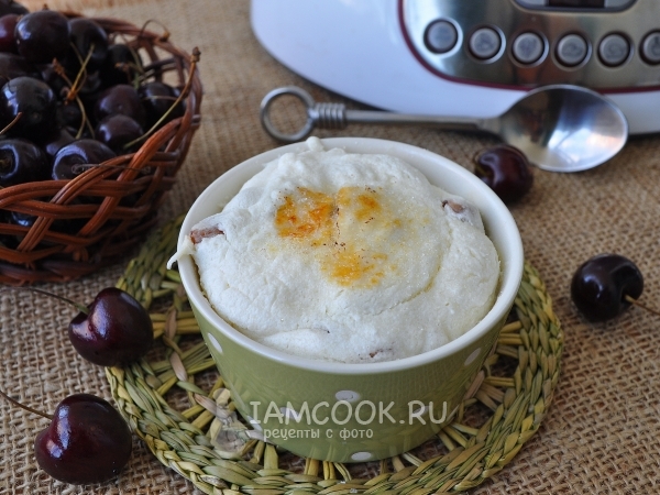 Творожная запеканка в пароварке, рецепт с фото