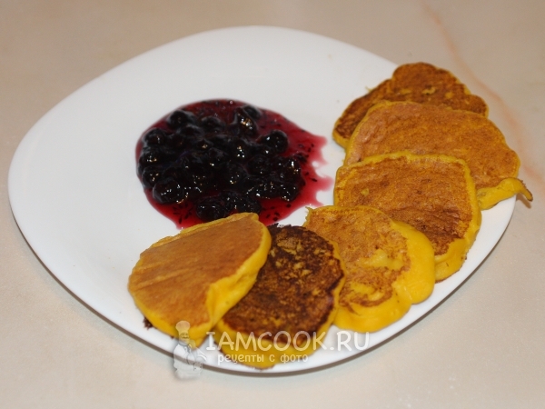 Оладьи из вареной тыквы, рецепт с фото