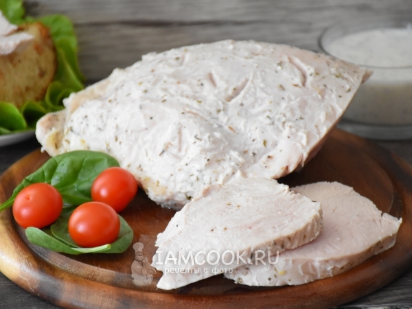 Индейка в кефире в духовке, рецепт с фото