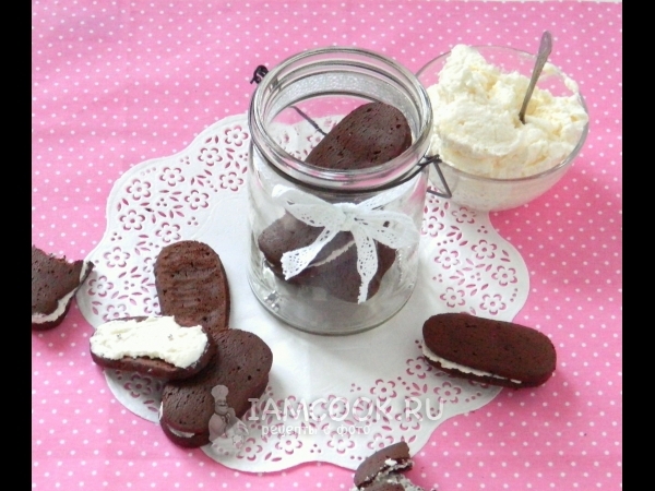 Шоколадное печенье «Орео», рецепт с фото
