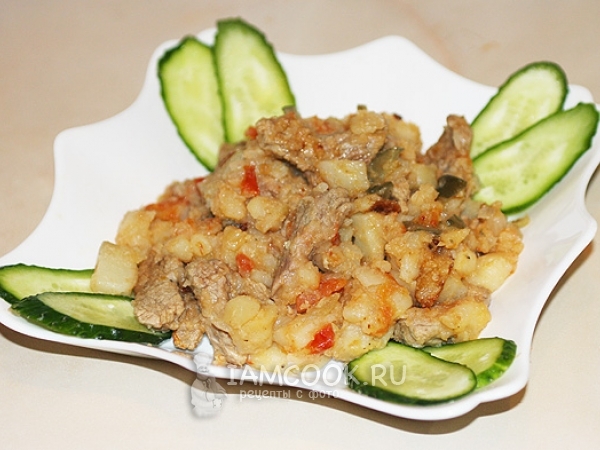 Азу из говядины с картофелем, рецепт с фото