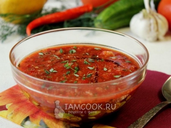 Гаспачо, рецепт с фото