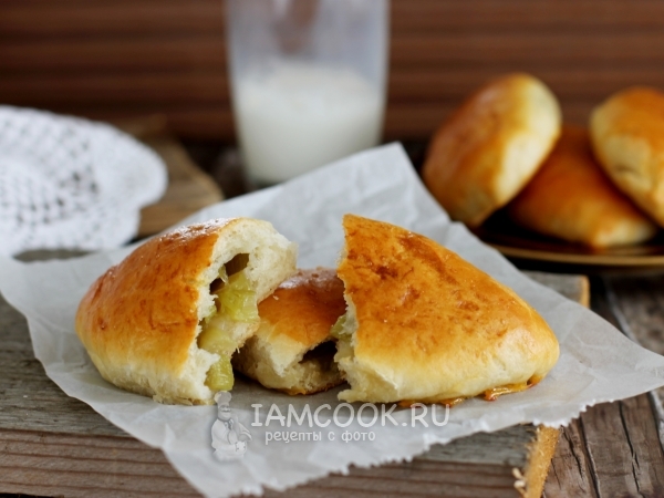 Пирожки с ревенем, рецепт с фото