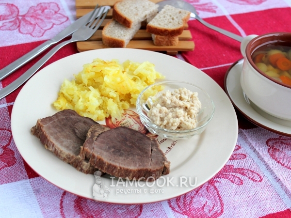 Тафельшпиц, рецепт с фото