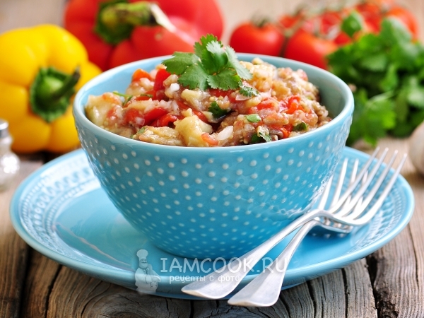 Икра из баклажанов по-одесски, рецепт с фото