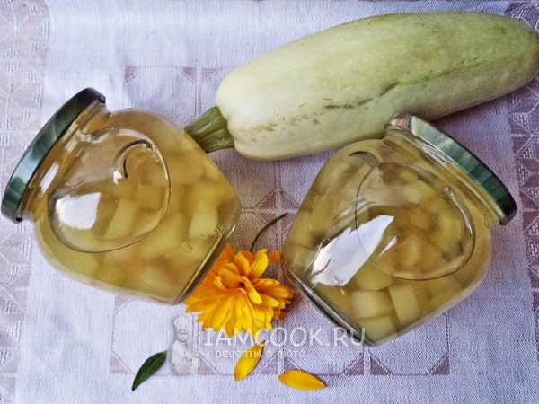 Компот из кабачков на зиму, рецепт с фото