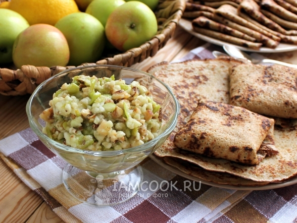 Блины с начинкой «Сладкий август», рецепт с фото