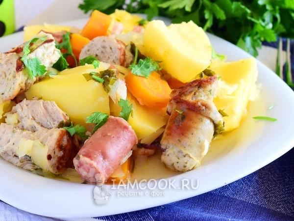 Коддл (Coddle), рецепт с фото