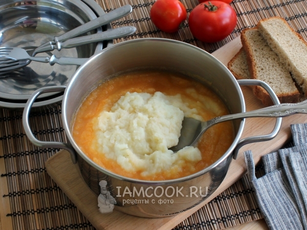 Овощное пюре, рецепт с фото