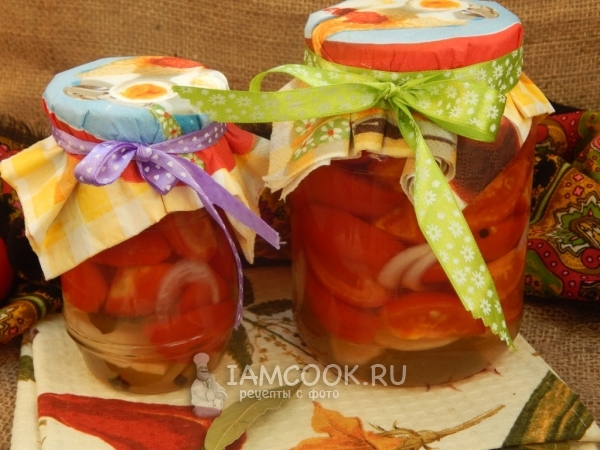 Помидоры в желе на зиму, рецепт с фото