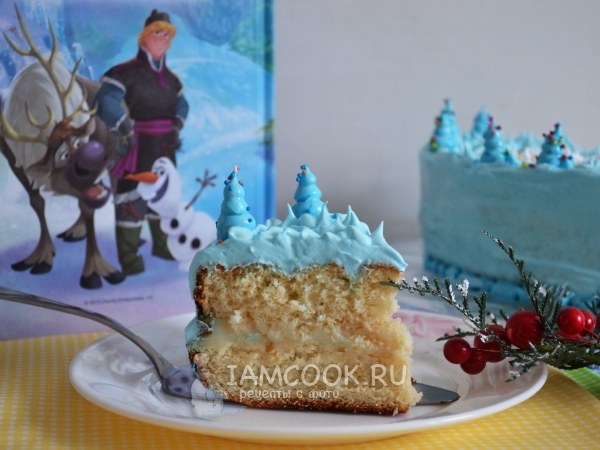 Торт «Холодное сердце», рецепт с фото