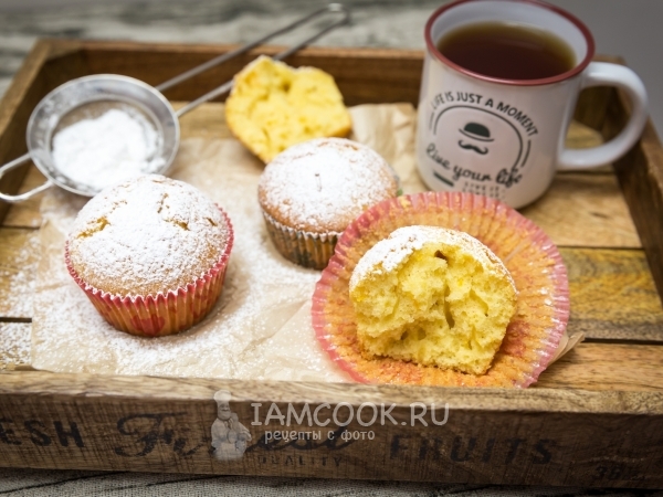 Маффины с апельсином, рецепт с фото