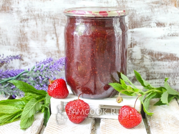 Конфитюр из клубники, рецепт с фото