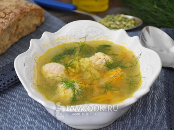 Гороховый суп с фрикадельками, рецепт с фото