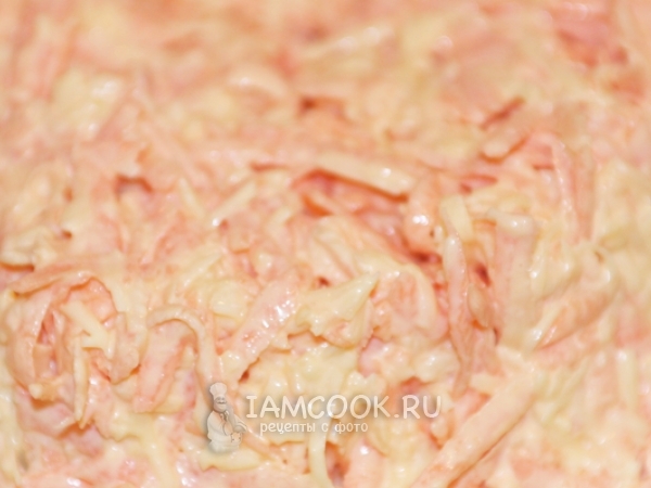 Салат из моркови с сыром, рецепт с фото