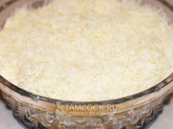 Салат с шампиньонами и курицей, рецепт с фото