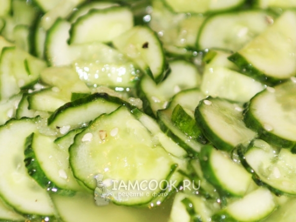 Салат из огурцов По-корейски, рецепт с фото