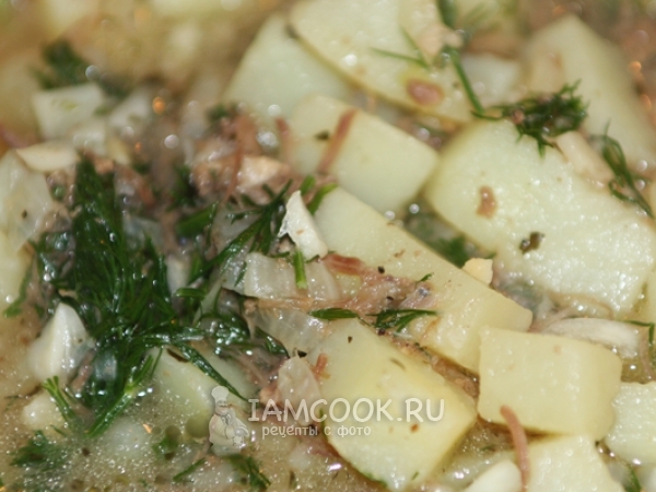 Тушеная картошка с тушенкой, рецепт с фото