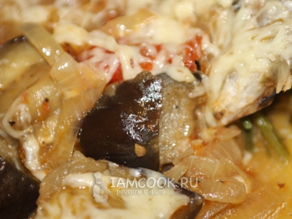 Пикша запеченная в духовке с овощами, рецепт с фото