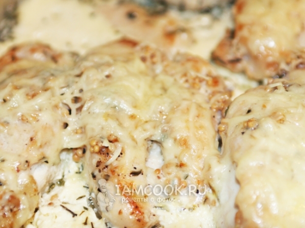 Куриное филе в сливочном соусе, рецепт с фото