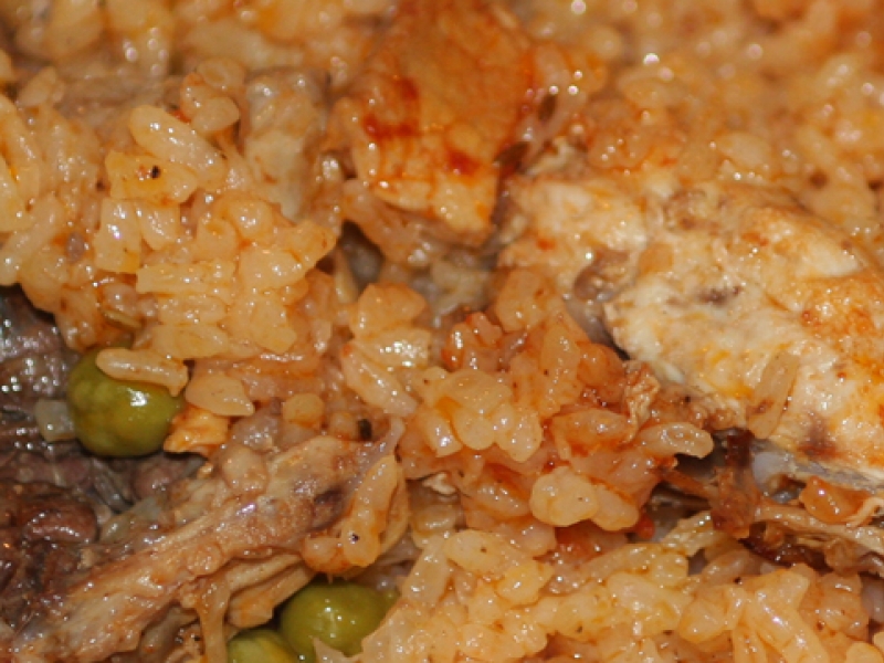 Плов с курицей и свининой, рецепт с фото