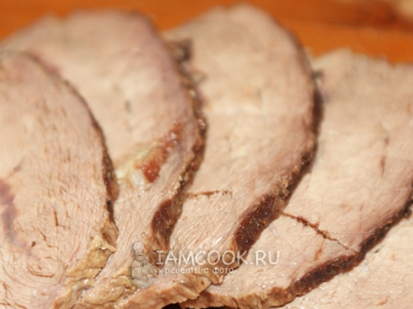 Буженина из говядины в духовке, рецепт с фото