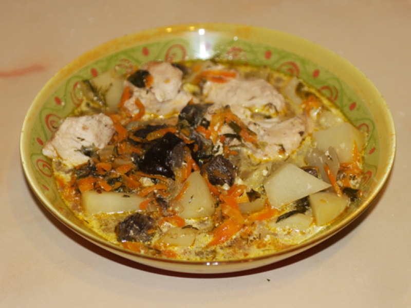 Жаркое в горшочках из индейки, рецепт с фото