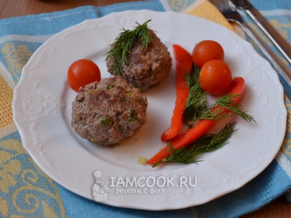Бифштекс из фарша, рецепт с фото