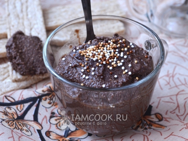 Шоколадный мусс из тофу, рецепт с фото