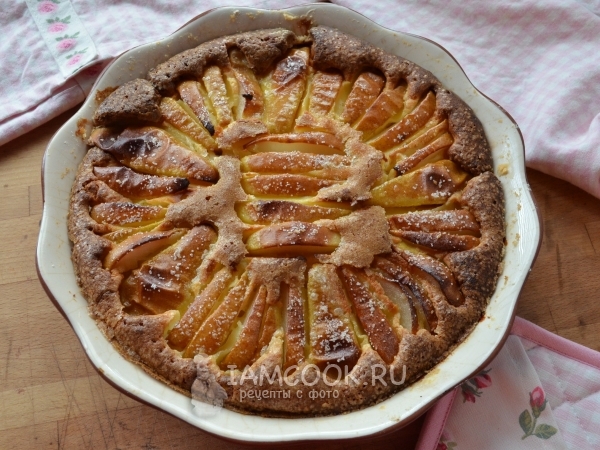 Йогуртовый пирог с грушами, рецепт с фото