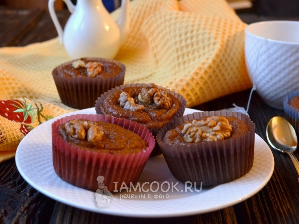 Тыквенные маффины, рецепт с фото